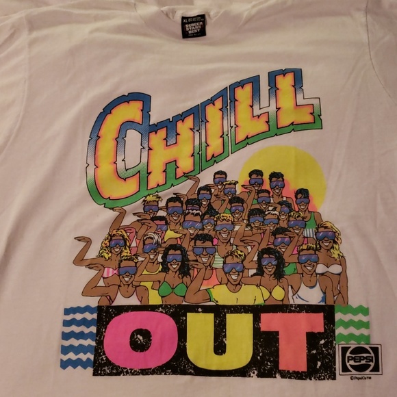 RARE chill out PEPSI TEE - Picture 1 of 3